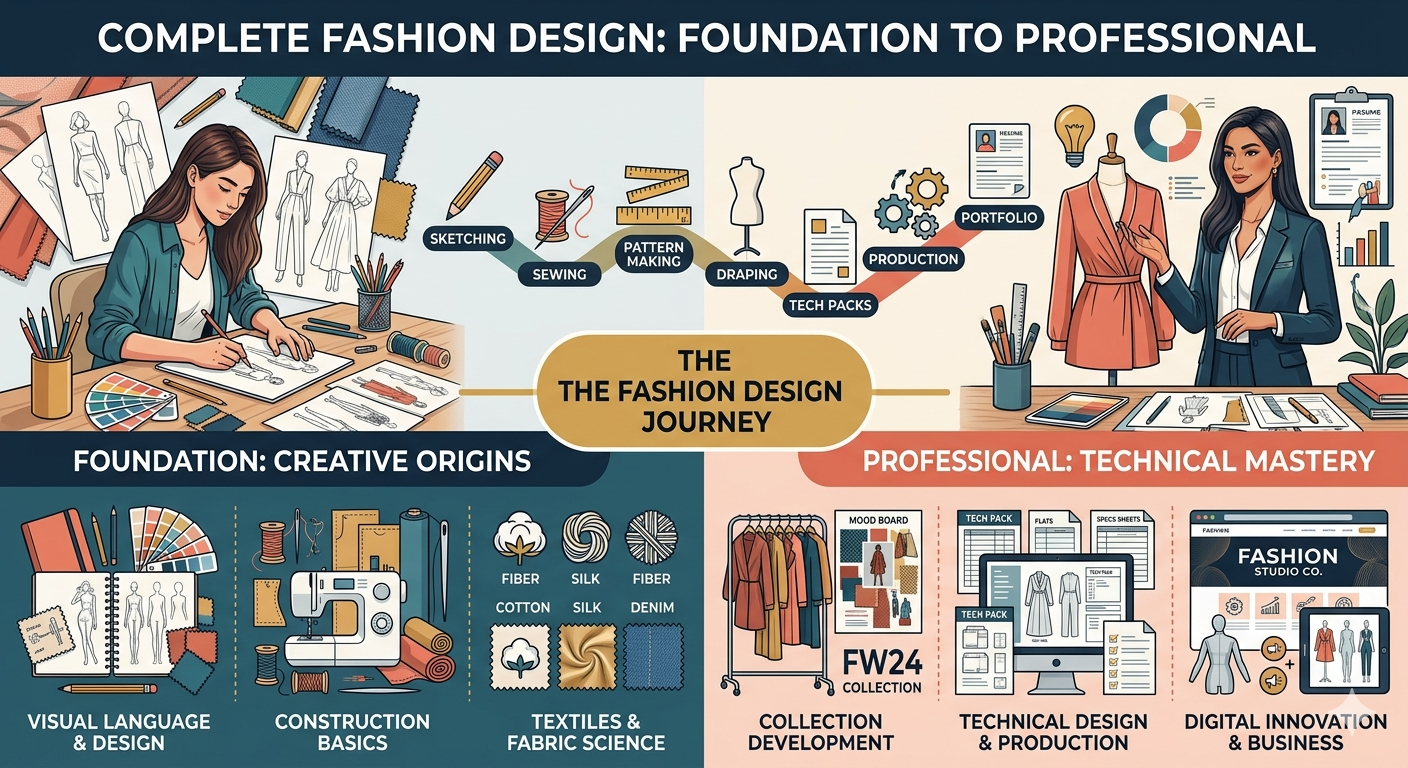 Complete Fashion Design - Foundation to Professional